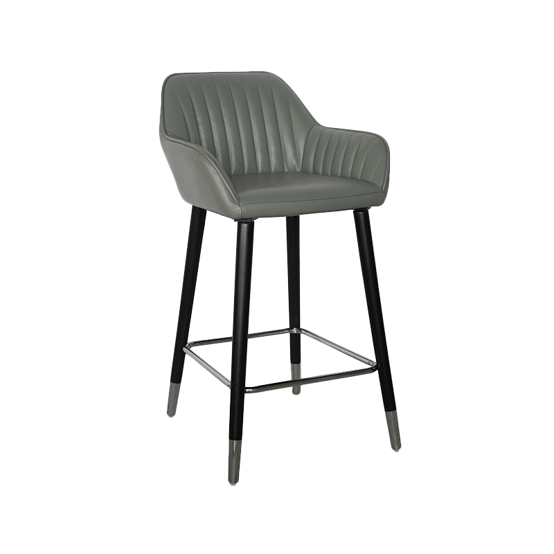 PU Modern stil med svart ek barstol